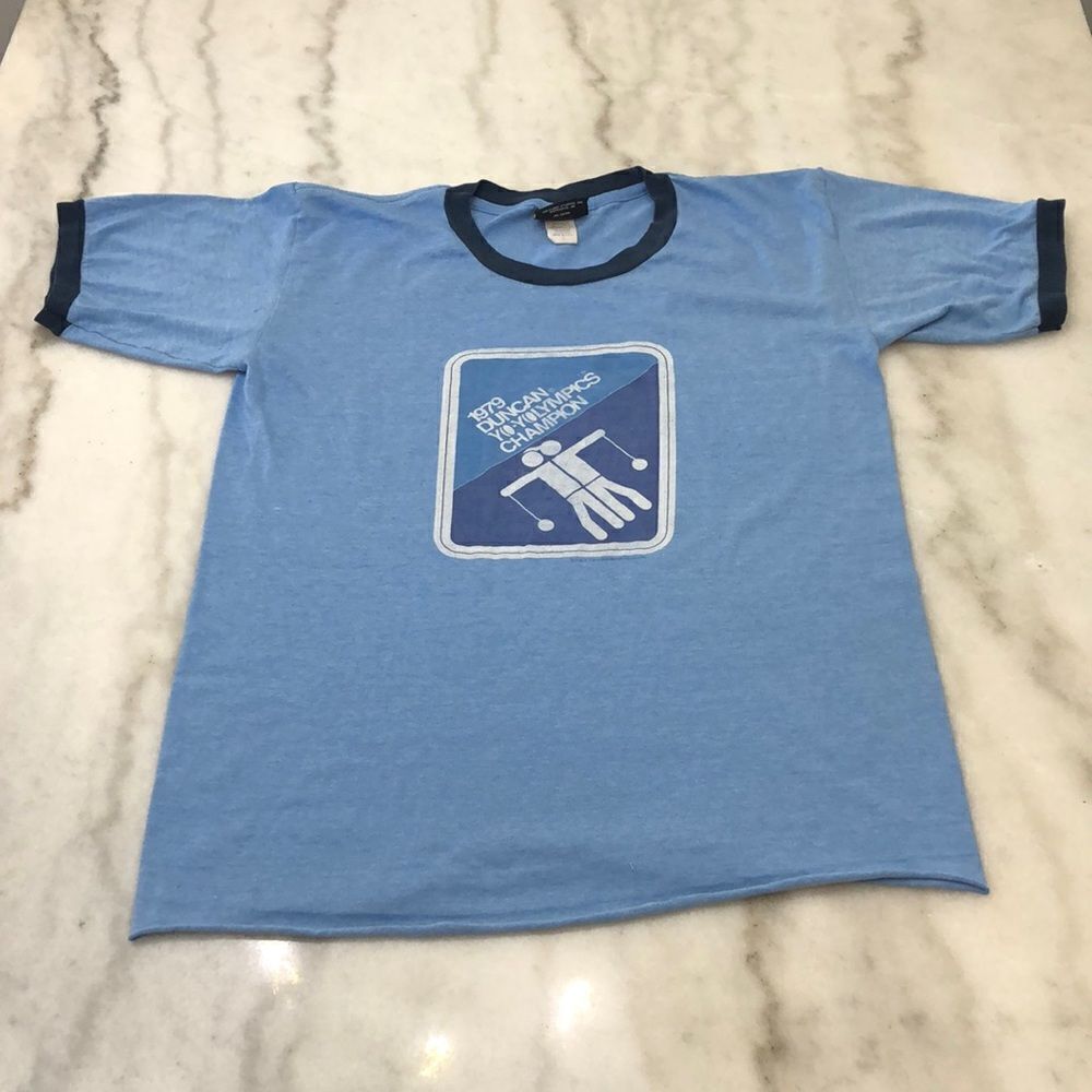 2003 Duncan Yo-Yolympics Champion “Ringer” T-Shirt Size Small Made in USA
